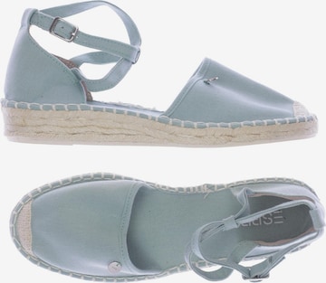 ESPRIT Flats & Loafers in 38 in Green: front