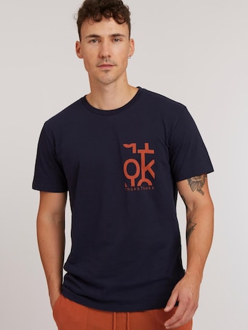 ThokkThokk Shirt 'Five' in Blue