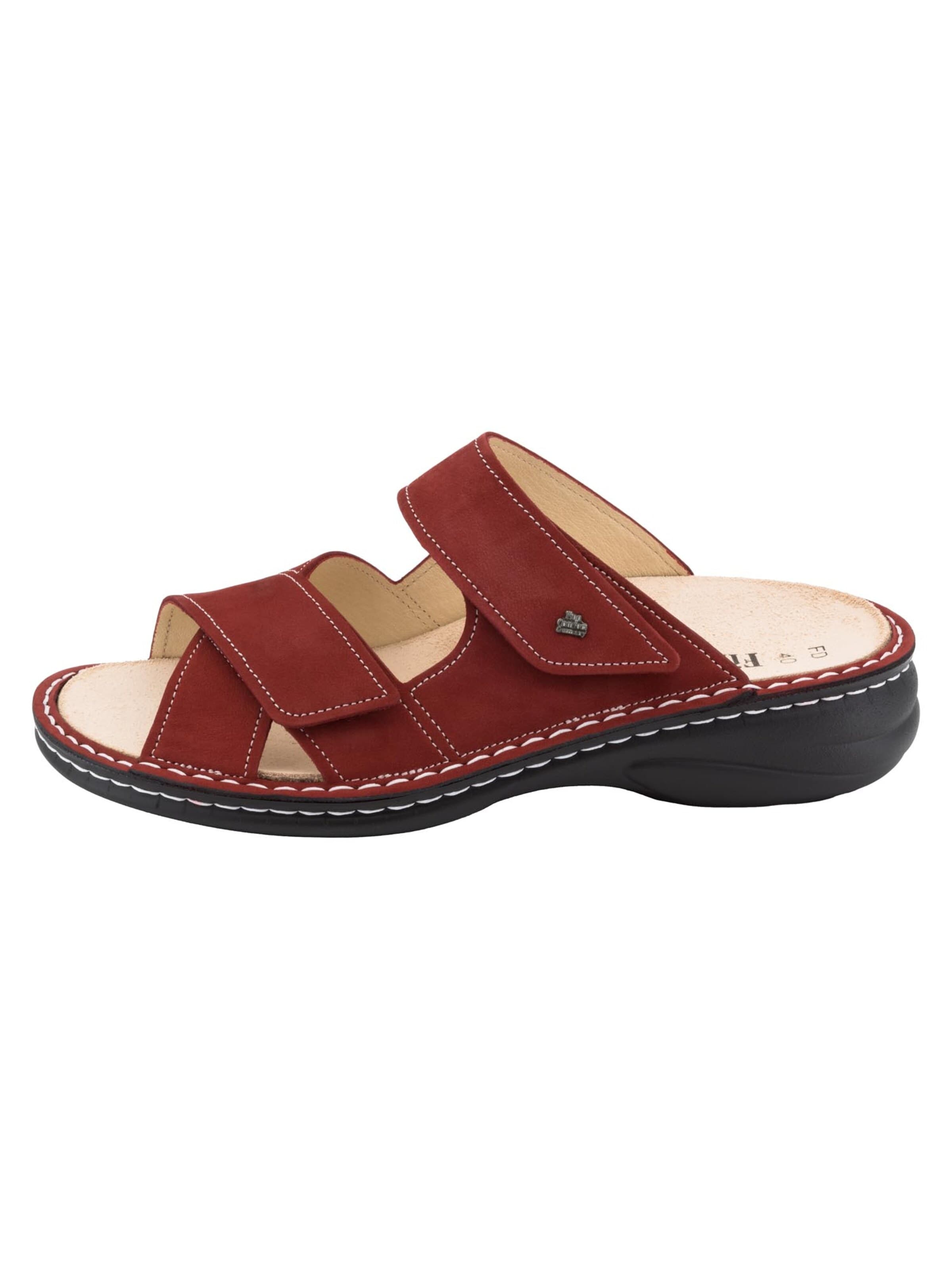 Finn Comfort Muiltjes 'Melrose' in Rood: voorkant