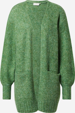 Kaffe Knit Cardigan 'Alioma' in Green: front