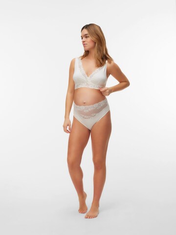 MAMALICIOUS Bralette Nursing Bra 'MLAlberta' in White