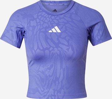 ADIDAS PERFORMANCE Toiminnallinen paita värissä lila: etupuoli
