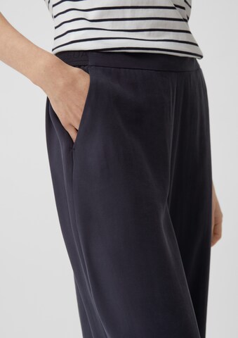 COMMA Wide leg Trousers in Black
