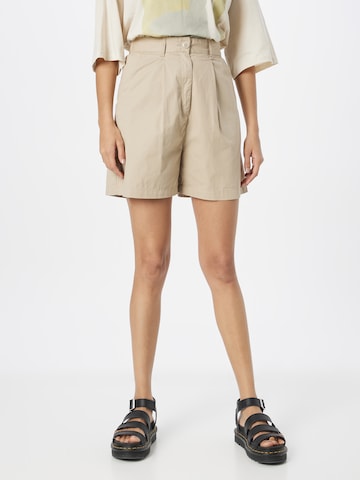 Monki - regular Pantalón en beige: frente