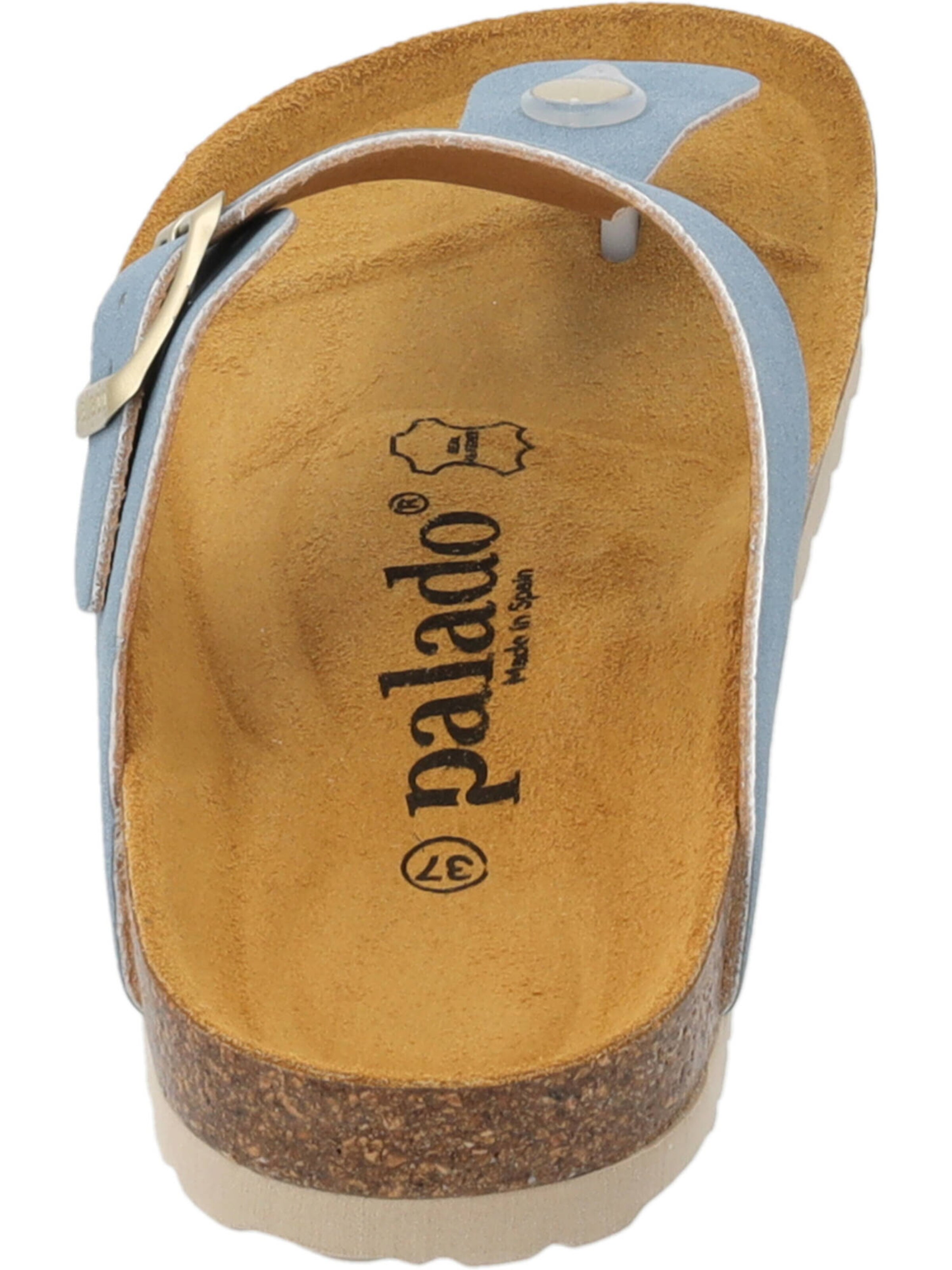 mėlyna Palado Šlepetės per pirštą