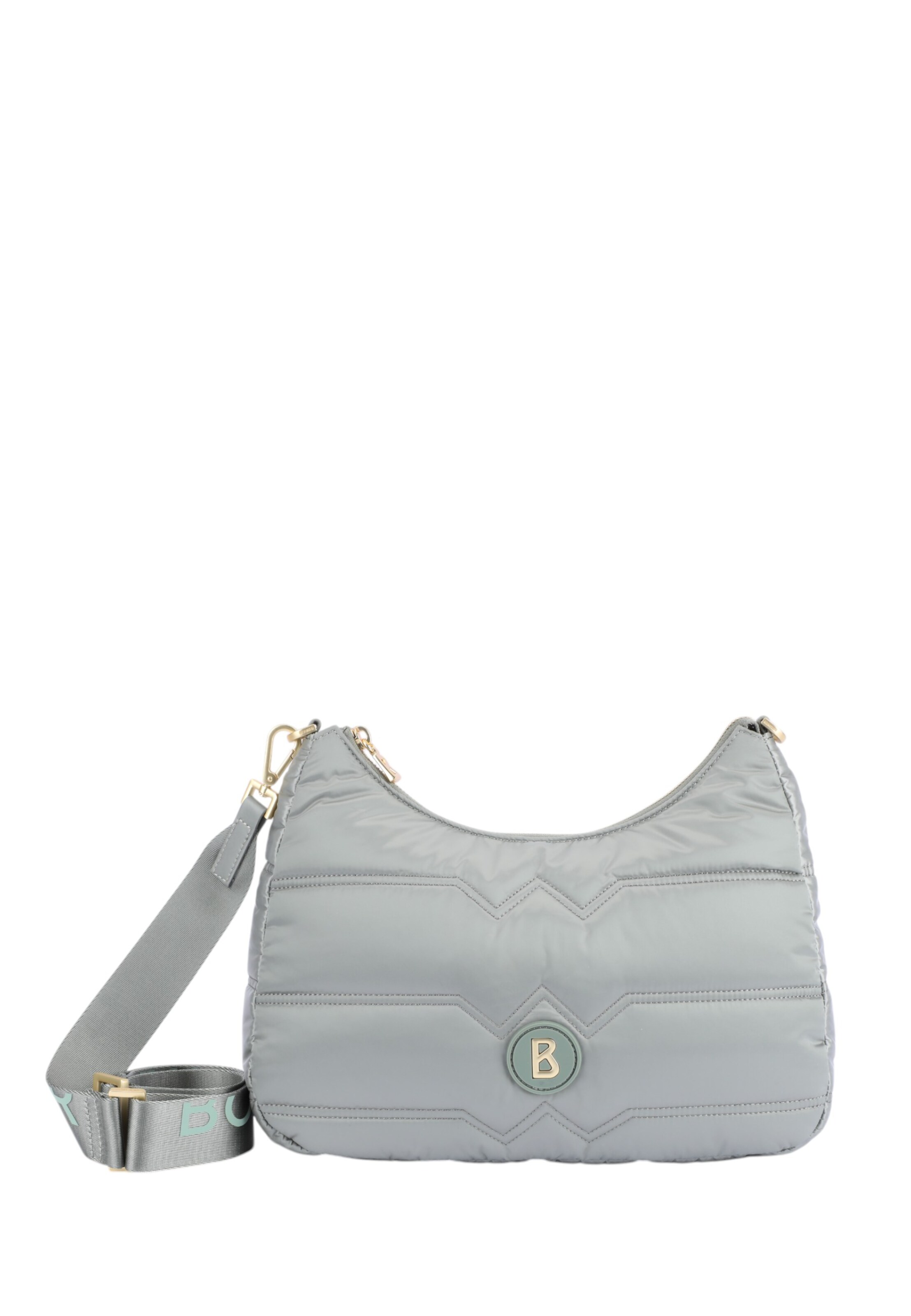 BOGNER - Mala de ombro 'Wallis Tessuto Odette' em verde: frente