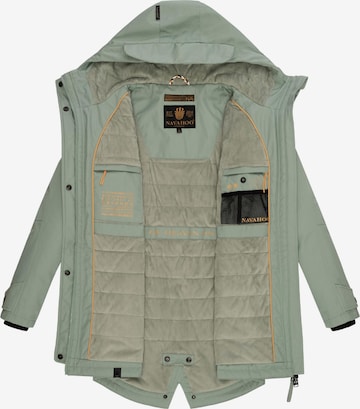 NAVAHOO Between-Seasons Parka 'Brinjaa' in Green