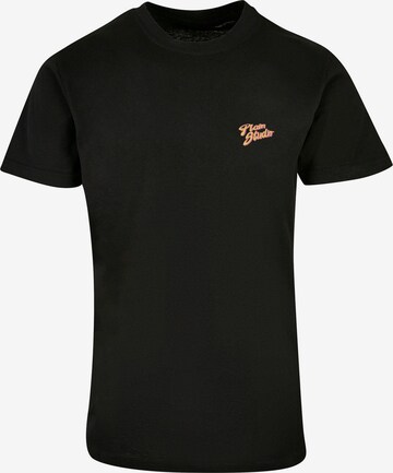F4NT4STIC Shirt 'Plain Studio Typo' in Zwart: voorkant