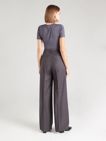 SCOTCH & SODA Loose fit Pleat-Front Pants 'CORE ROSE' in Grey