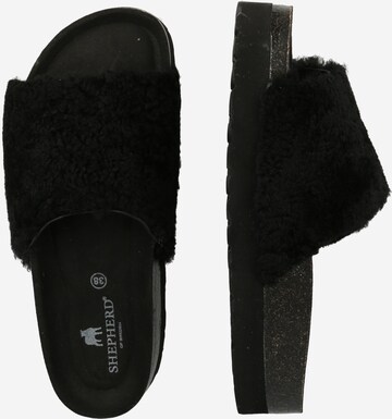 SHEPHERD - Zapatos abiertos 'Sigrid' en negro