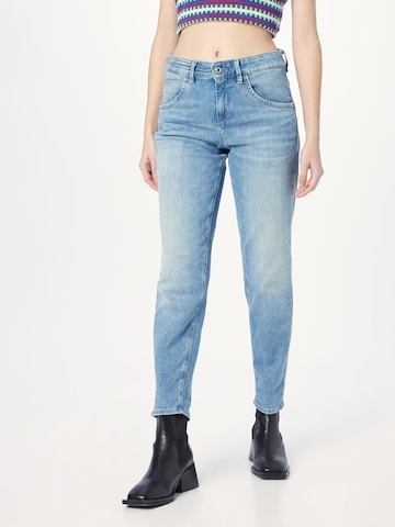 DRYKORN Tapered Jeans 'LIKE' in Blauw: voorkant