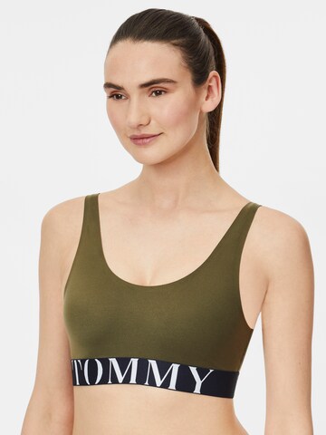 Bustier Soutien-gorge Tommy Hilfiger Underwear en vert : devant