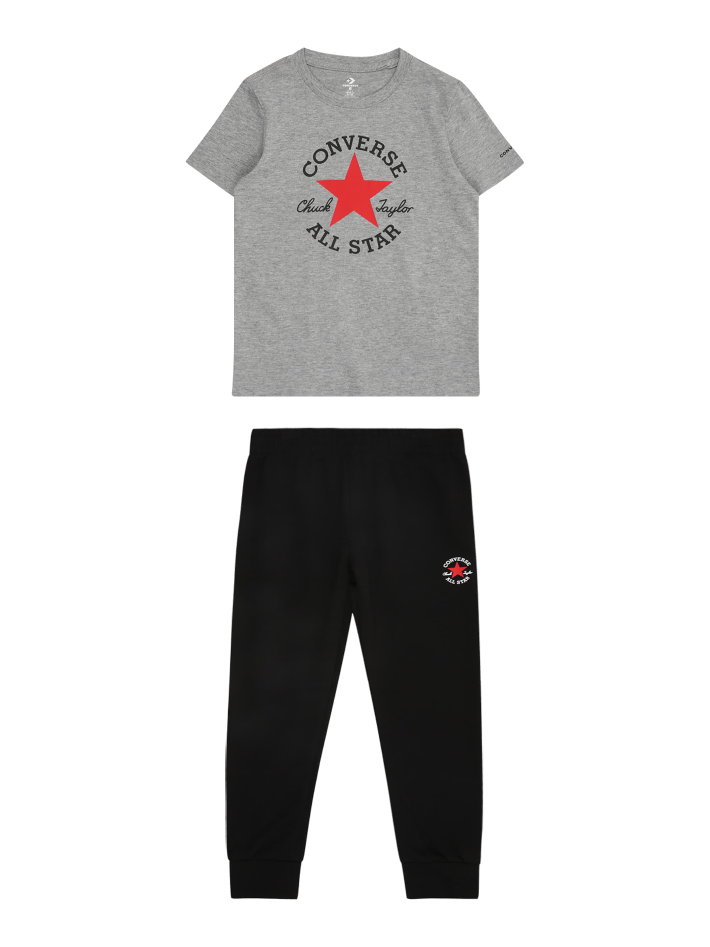 CONVERSE Комплект в Черный: спереди
