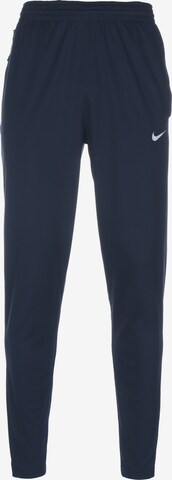 NIKE Tapered Workout Pants in Blue: front