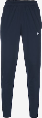 NIKE Tapered Sportbroek in Blauw: voorkant