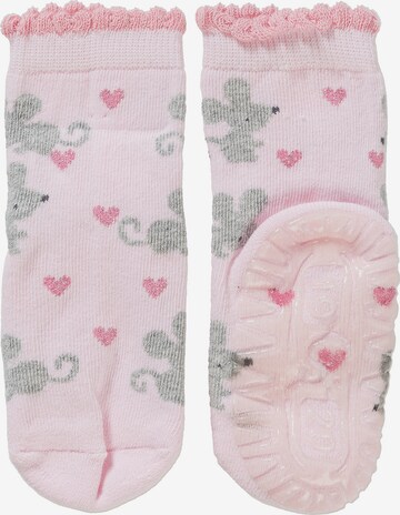 STERNTALER Socks 'Fli Fli' in Pink