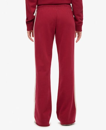 Loosefit Pantalon Superdry en rouge