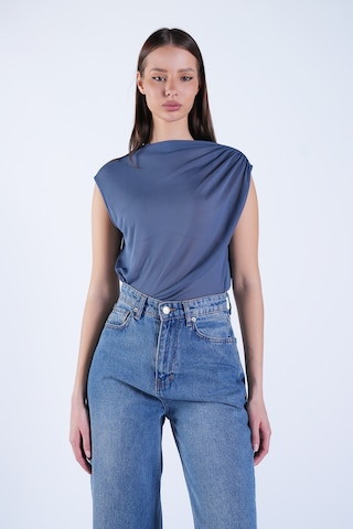 Camicia da donna di Trend Alaçatı Stili in blu: frontale