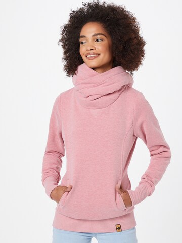 Fli Papigu Sweatshirt 'Schönste Frau in Stadt' i pink: forside