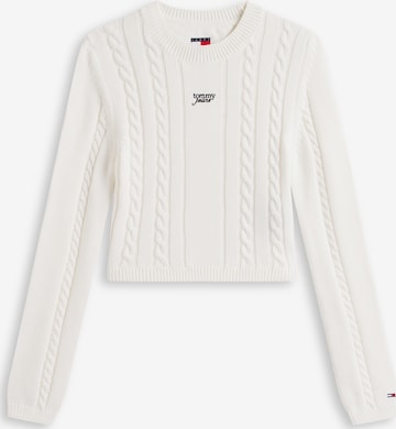 Tommy Jeans Pullover in Weiß: Vorderseite