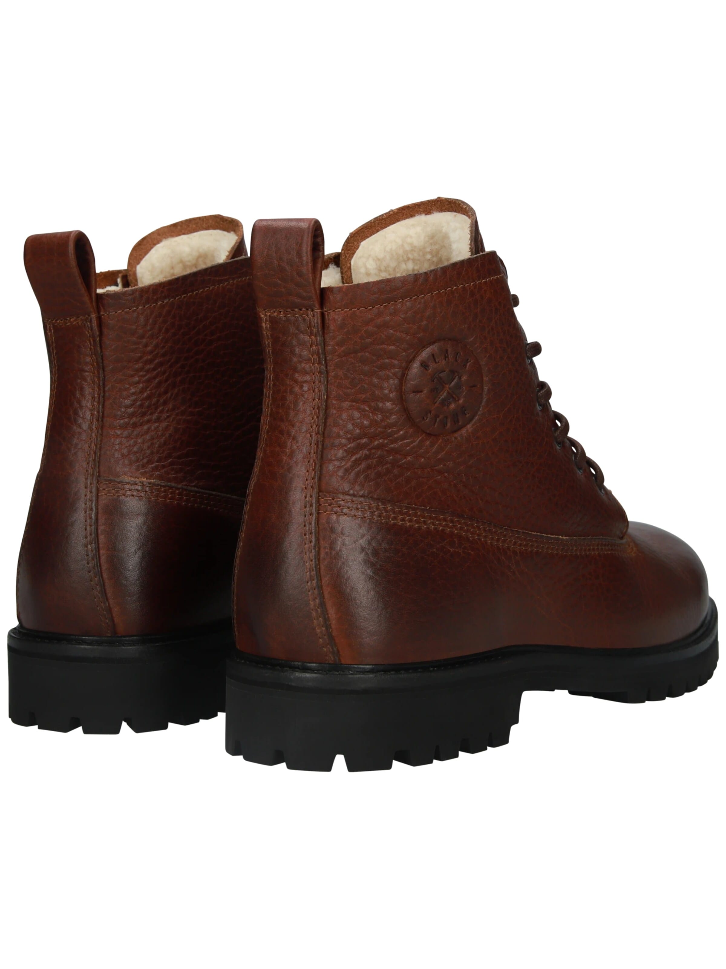 Boots stringati 'Rock Hardy OM62' di BLACKSTONE in marrone