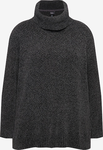 Pull-over oversize Ulla Popken en gris : devant