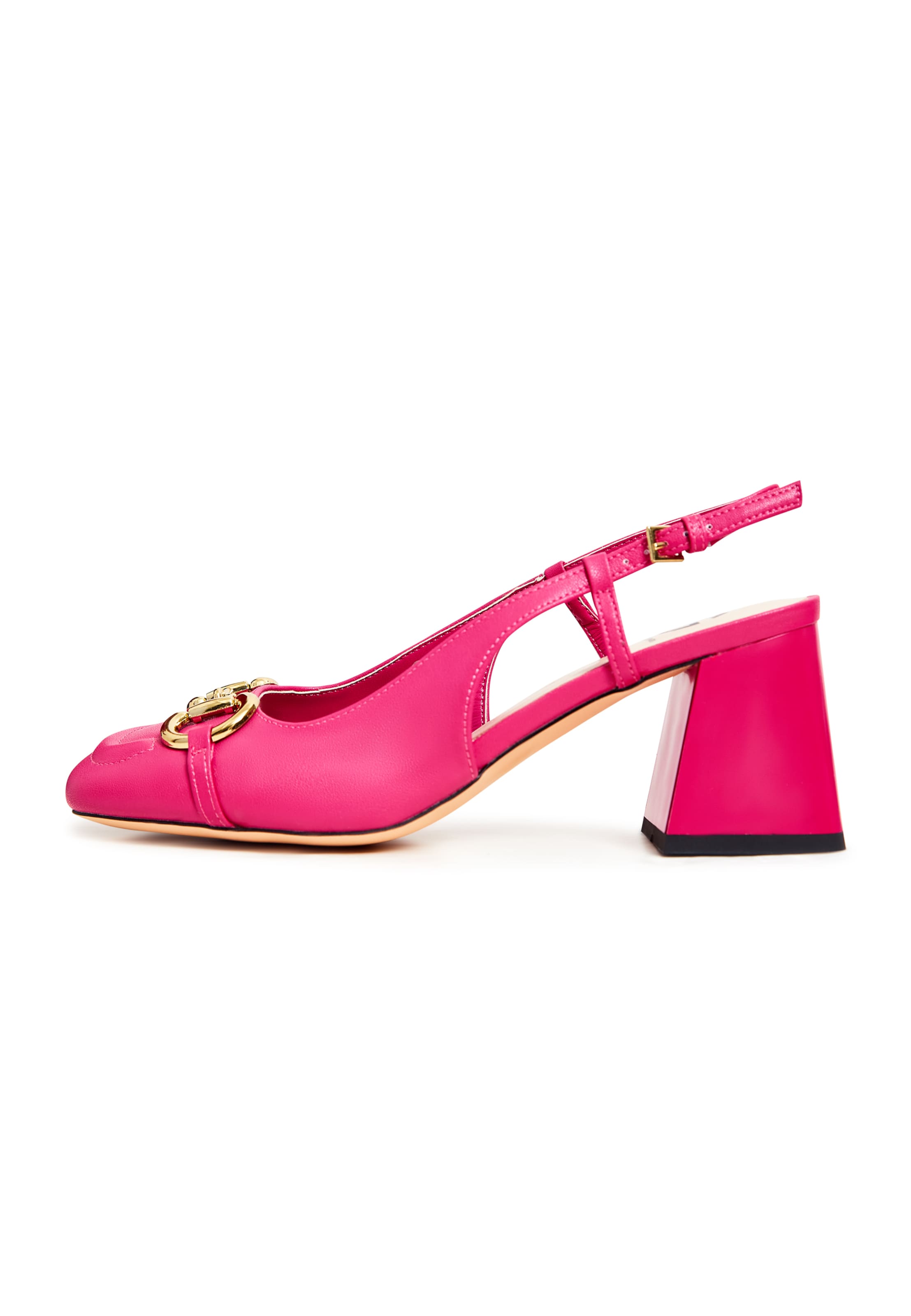 CESARE GASPARI Sandale in Pink: Vorderseite