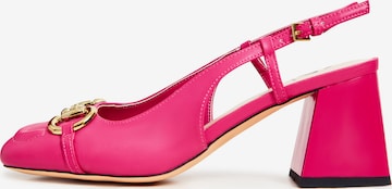 Sandales CESARE GASPARI en rose : devant