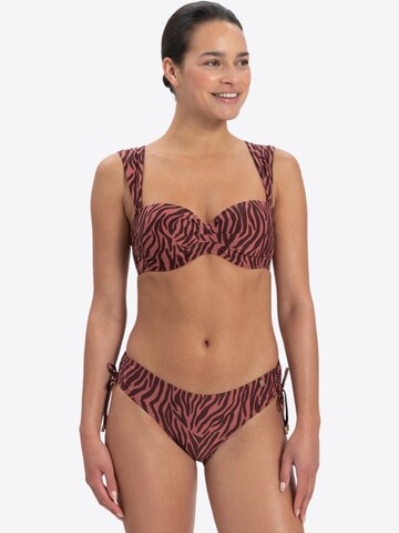 Beachlife Bikinitrusse 'Zebra' i pink
