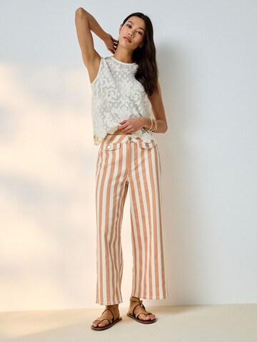 Wide Leg Jean Next en orange