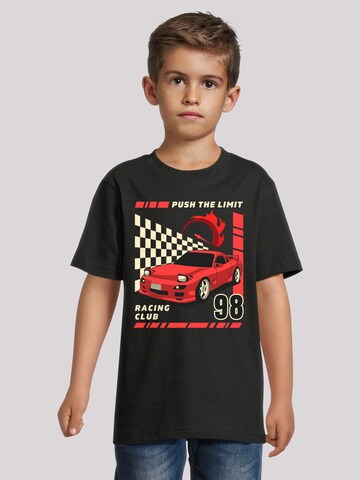 T-Shirt 'Red Racing Car Club' F4NT4STIC en noir : devant