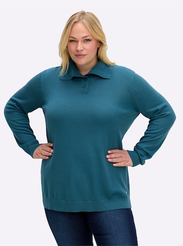 SHEEGO Sweater in Blue: front