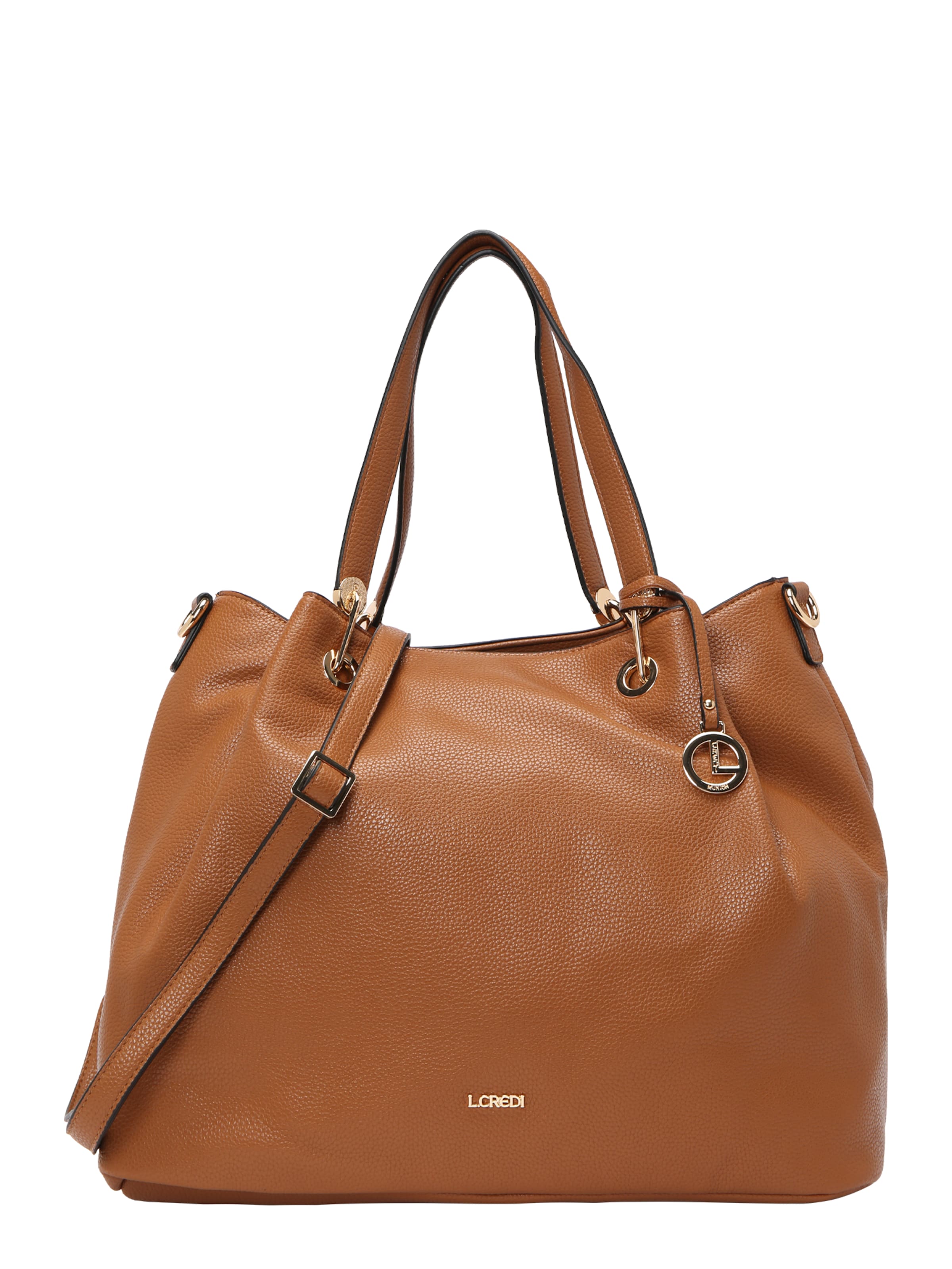 L.CREDI Μεγάλη τσάντα 'Ebony' σε καφέ