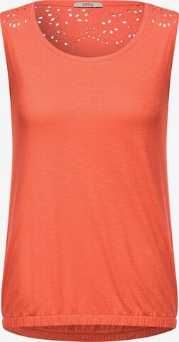 CECIL Top in Orange: front