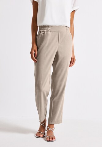 STREET ONE Slimfit Hose in Beige: Vorderseite