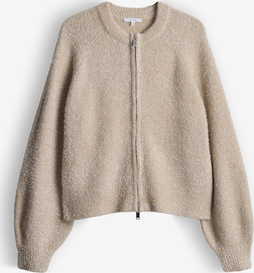 OPUS Плетена жилетка 'Dosmic' в бежово: отпред