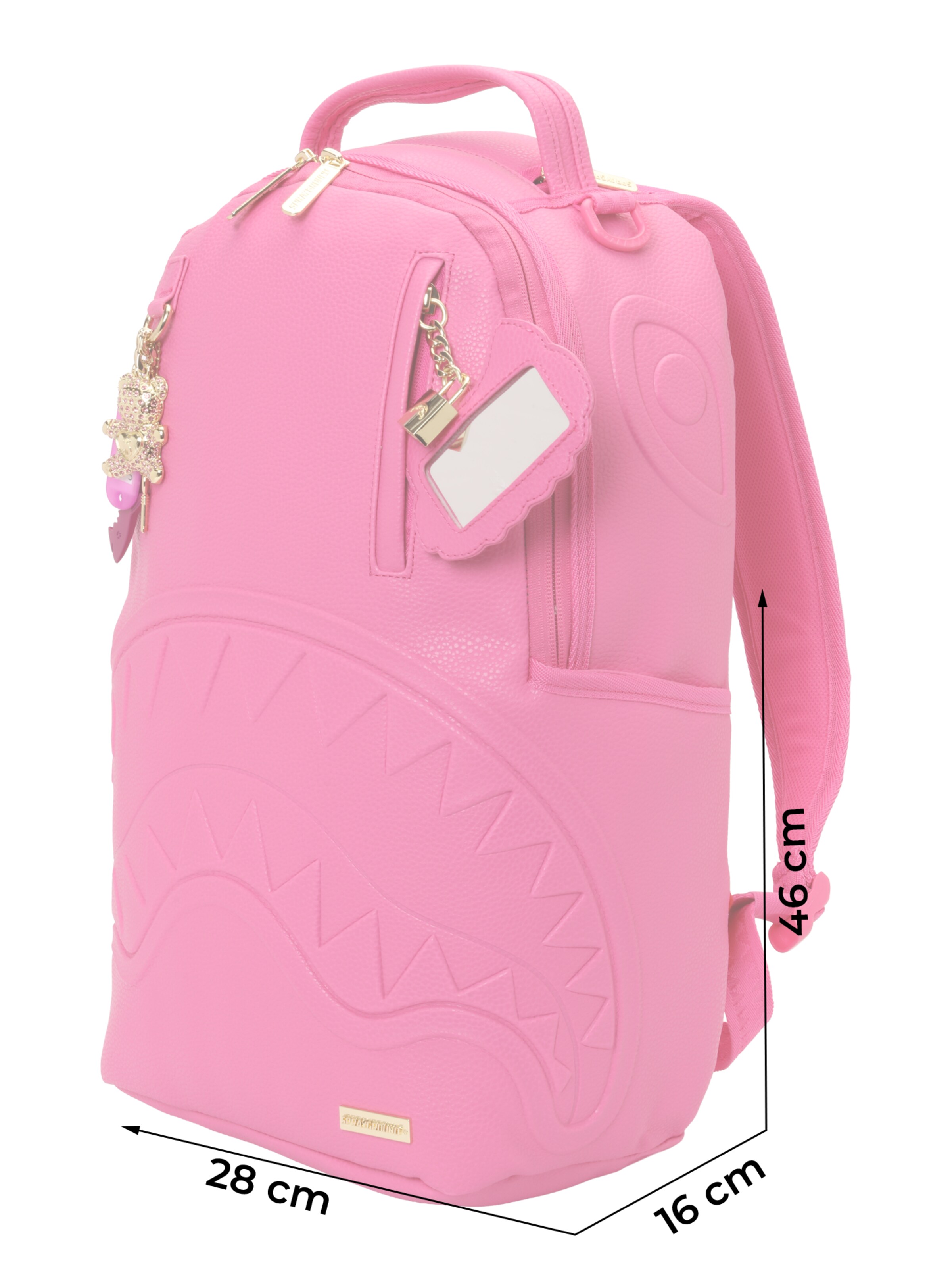 Sprayground Backpack 'SHARK ATTACK' in Pink