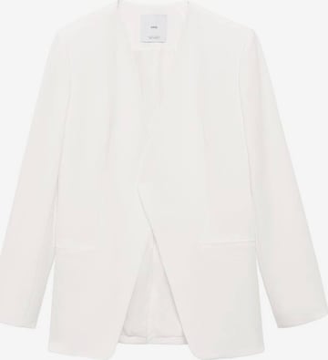 MANGO Blazer 'Harry' in Weiß: Vorderseite