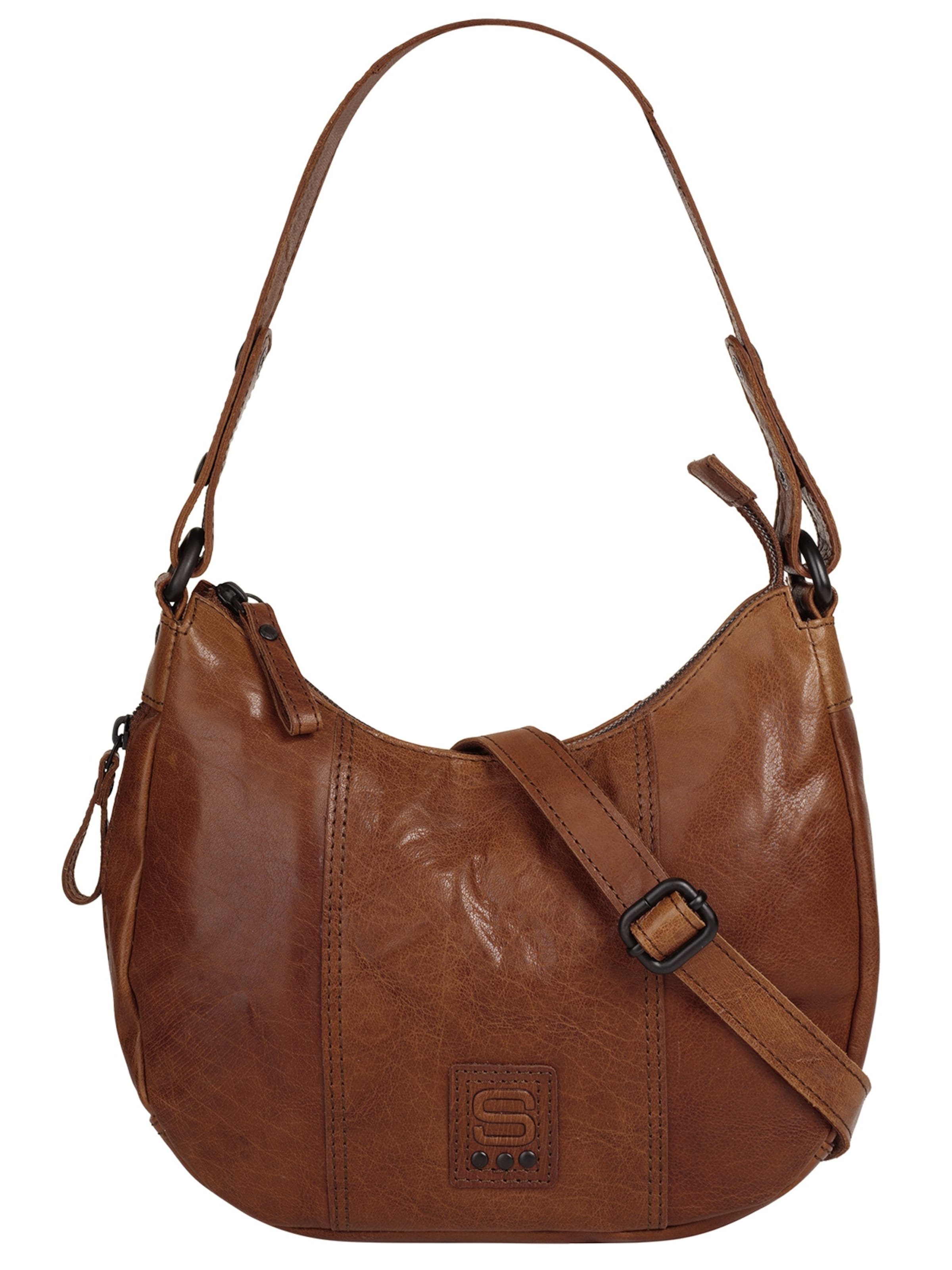 Spikes & Sparrow Crossbody Bag in Brown: front