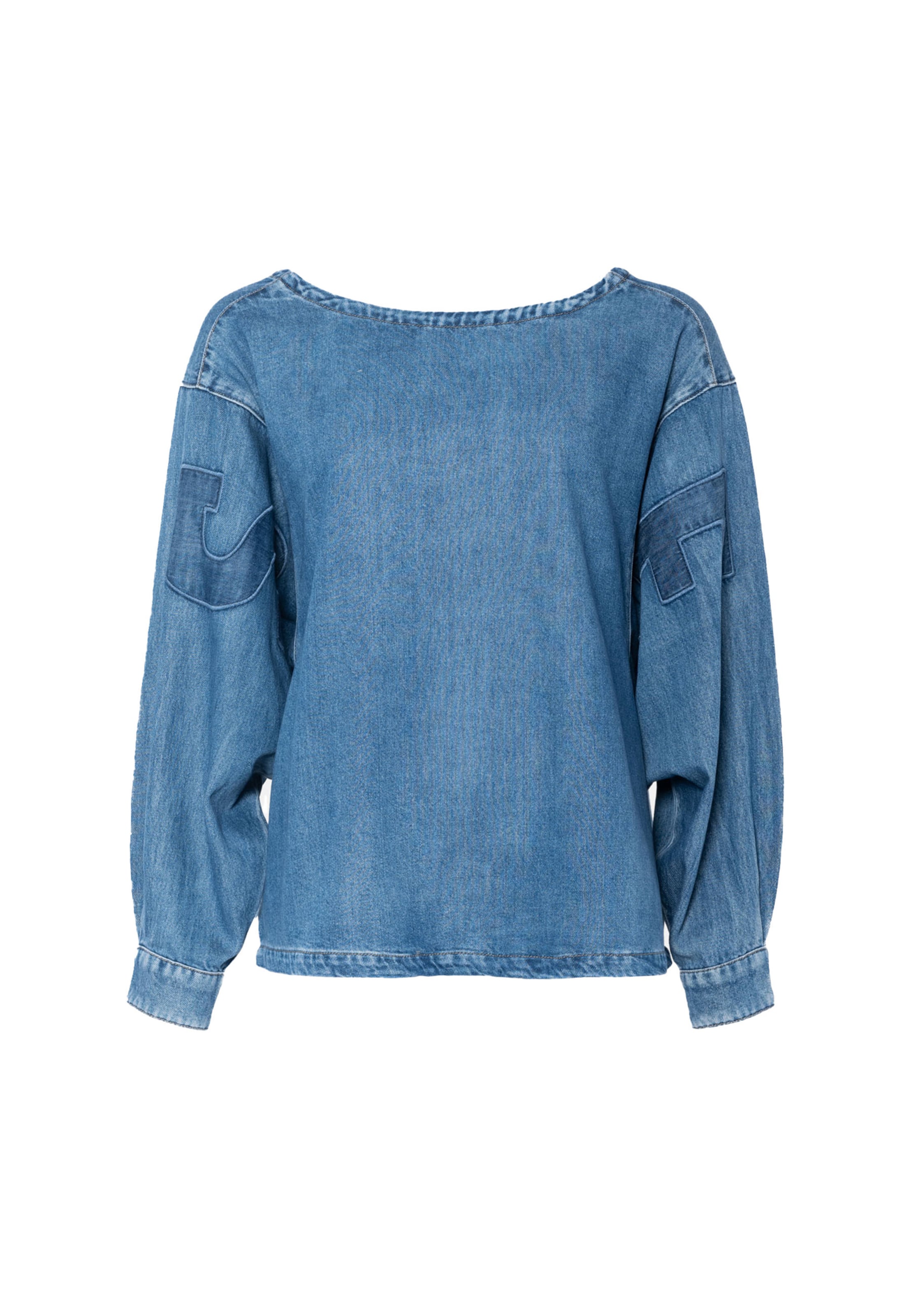 Camicia da donna 'Cassandria' di Elias Rumelis in blu: frontale