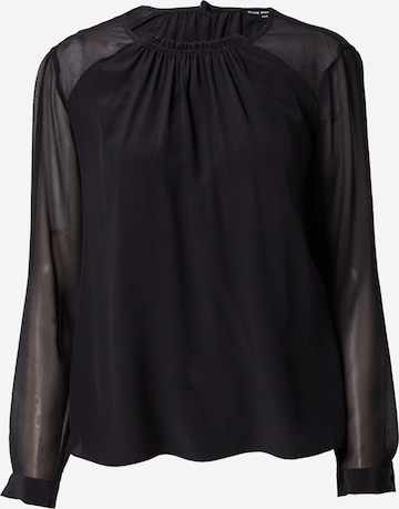 Camicia da donna di Club Monaco in nero: frontale