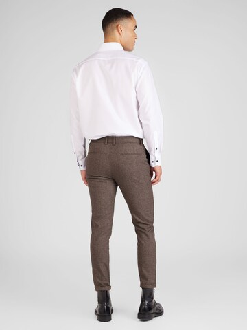 Lindbergh - Slimfit Pantalón chino en marrón