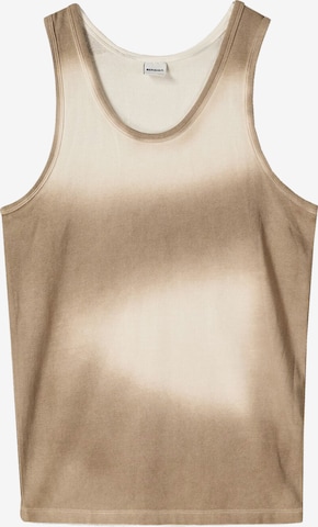 BershkaMajica - bež boja: prednji dio