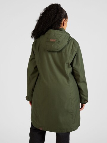 Ragwear Plus Zimný kabát 'JANNISA' - Zelená