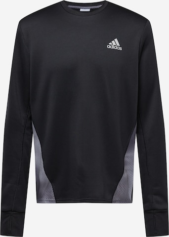 ADIDAS PERFORMANCE Športna majica | črna barva: sprednja stran