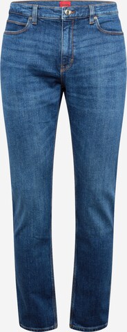 HUGO Regular Jeans '708' in Blauw: voorkant