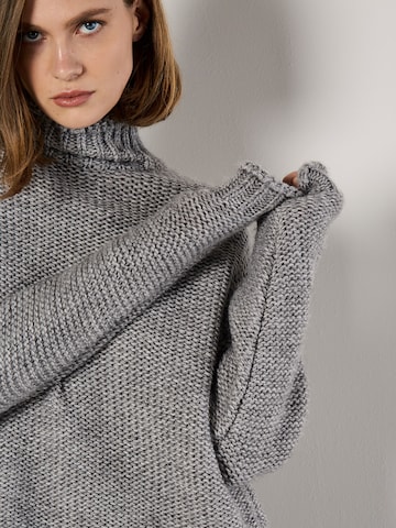 Apricot Oversized Chunky Knit Jumper ' ' in Grau