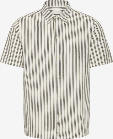 Casual FridayRegular Fit Košulja 'CFHALSTEN' - bež boja: prednji dio