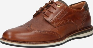 PANTOFOLA D'ORO Lace-up shoe in Brown: front