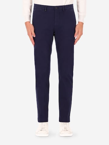 Distretto12 Slimfit Chino in Blauw: voorkant